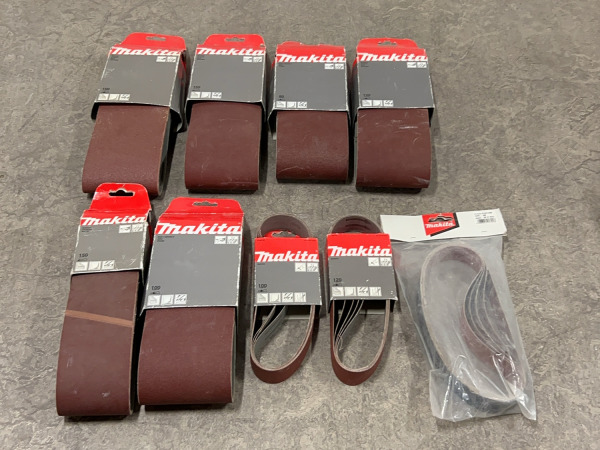 Makita schuurband set 9-delig
