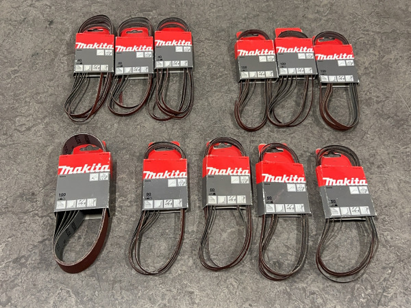 Makita schuurband set 11-delig
