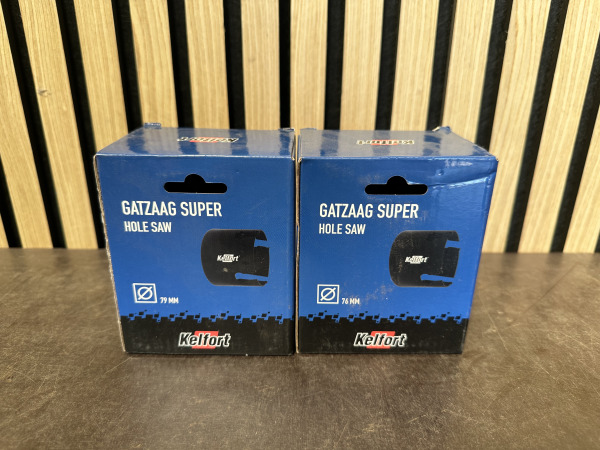 2x Kelfort Gatzaag Super 76/79mm
