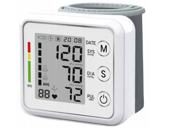 Elektronische pols bloeddrukmeter lcd met hoes