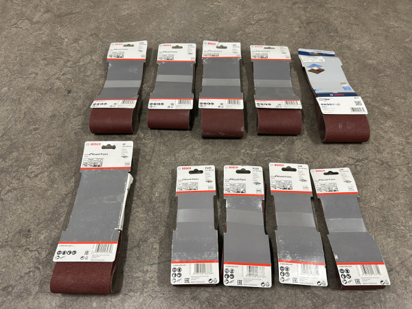 Bosch schuurband set 10-delig