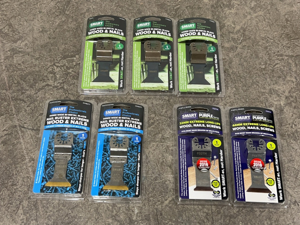 Smart multitool zaagblad set 7-delig