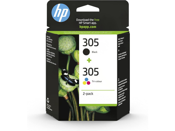 2x HP 305 Cartridges Combo Pack Multi-color