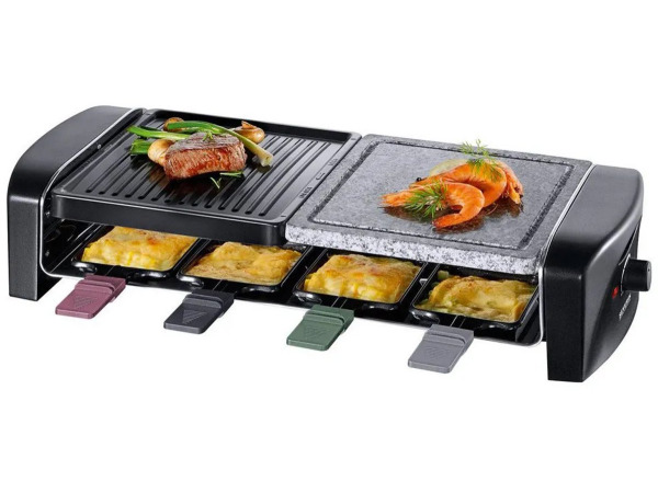 Severin RG 9645 - Raclette/Steengrill - 8 Personen - 1400W