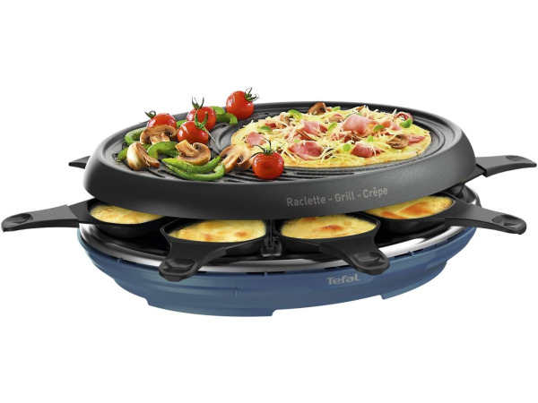 Tefal Colormania 3-in-1 Raclette Grill en Crêpe - 8 pannen