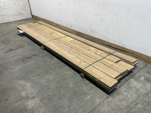 27x Steigerplank old look gedroogd 400x19,5x3cm