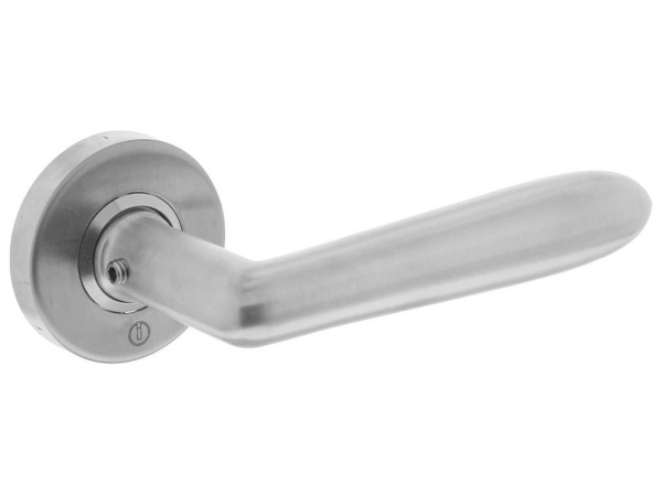6x Intersteel deurkruk op rond rozet Christel