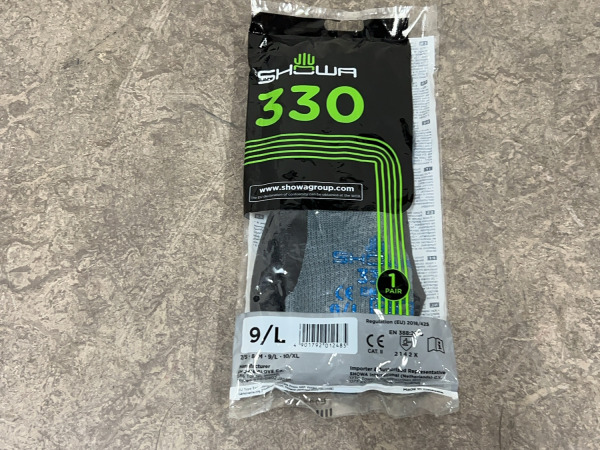22x Showa werkhandschoenen maat 9/L Re-Grip