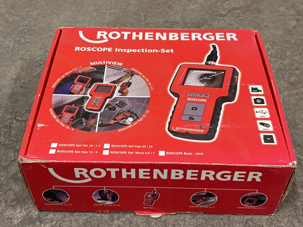 Rothenberger videoscoop inspectieset 69364 TEC 10/1.5