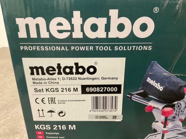 metabo-afkortzaag-kgs-216-m