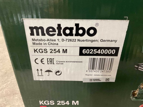 metabo-afkortzaag-kgs-254-m