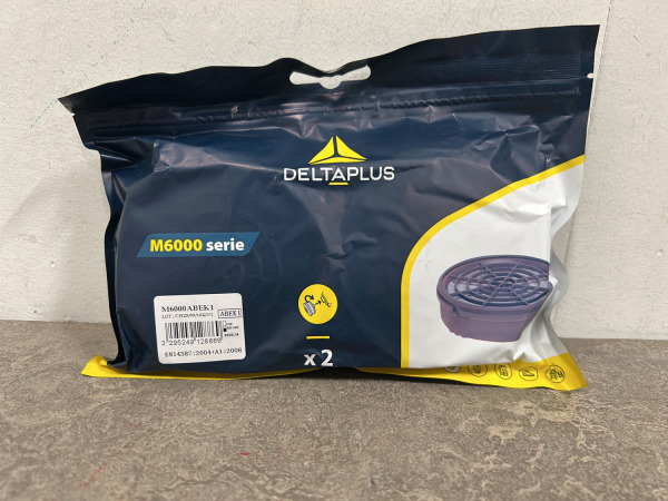 DeltaPlus filterpatroon 2-pack halfgelaatsmasker M6000ABEK1