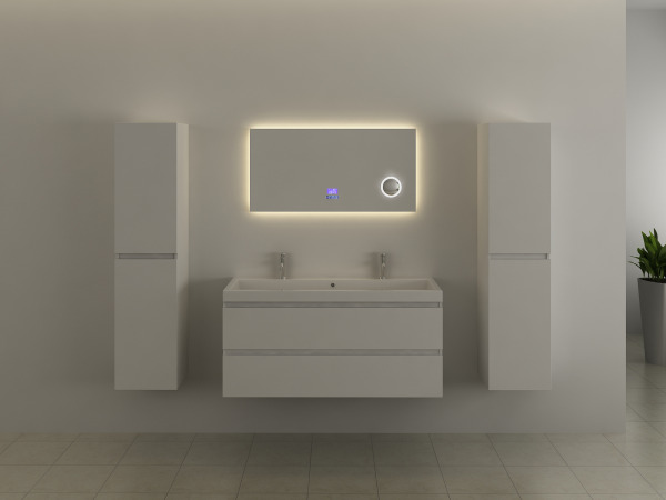 Spiegel met LED & Bluetooth 100x50cm