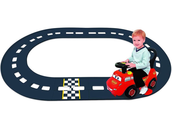 Kiddieland Disney Cars Loopauto 3in1 met spoor en geluid