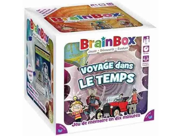 Asmodee BrainBox Voyage dans le Temps Tijdreis