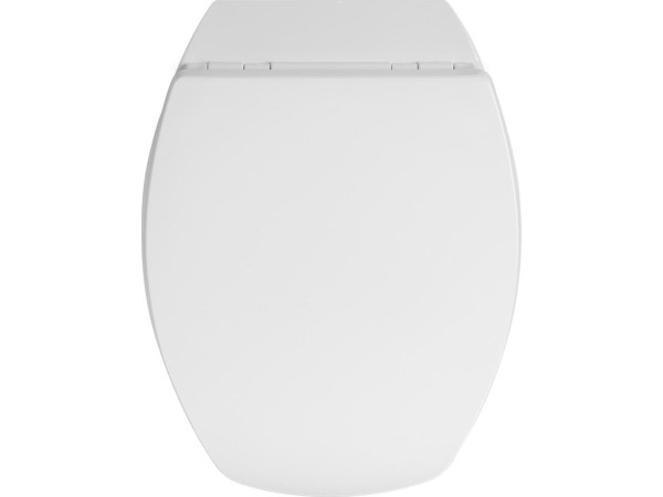 Allibert wc-bril BACCARA² - geperst hout - afklikbaar - antibacterieel - wit gelakt