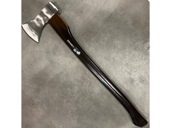 BLACK EDITION - Kloofbijl - 70cm - Kop 1.25kg - Notenhout