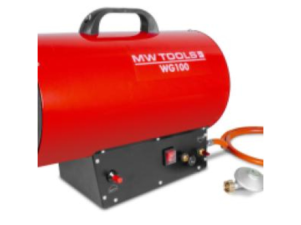 MW Tools warmeluchtblazer op propaangas 18-30kW