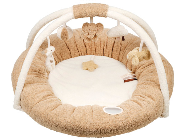Nattou TEDDY speeltapijt met bogen 90cm ecru