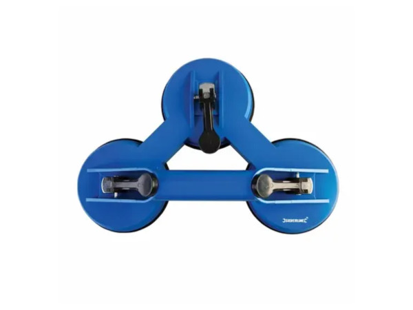 5x Silverline driedubbele glasdrager 100kg