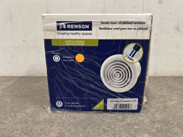 Renson ventilator ø100mm wit