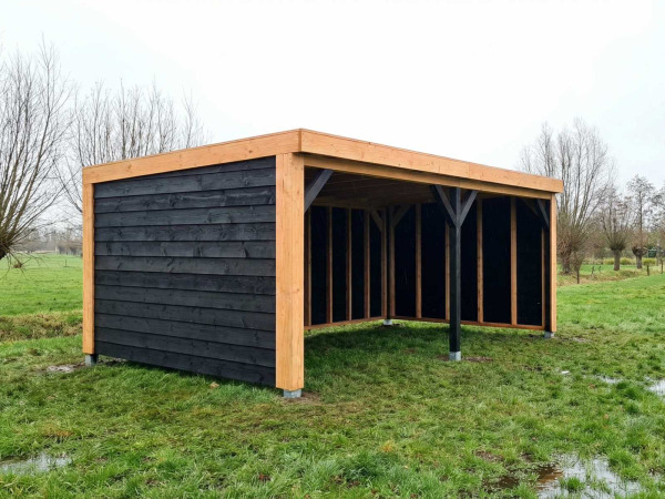 Schuilstal geïmpregneerd Douglas 400x600x265cm