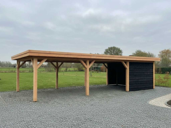 Douglas buitenverblijf met berging  1500x500x257 cm