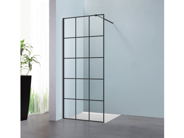 Alterna walk-in 100x200cm Free Mix mat zwart
