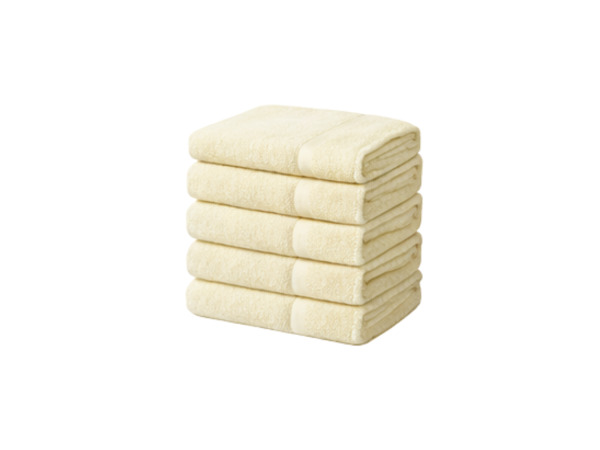 Handdoeken 70×140 cm – Set van 5 – 400 g/m² – Zand