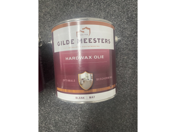 2x 2x Gilde Meesters Hardwax Olie 2,5 Liter – Houtbescherming