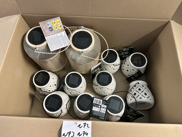 11x Partij LED Solar tuin Verlichting