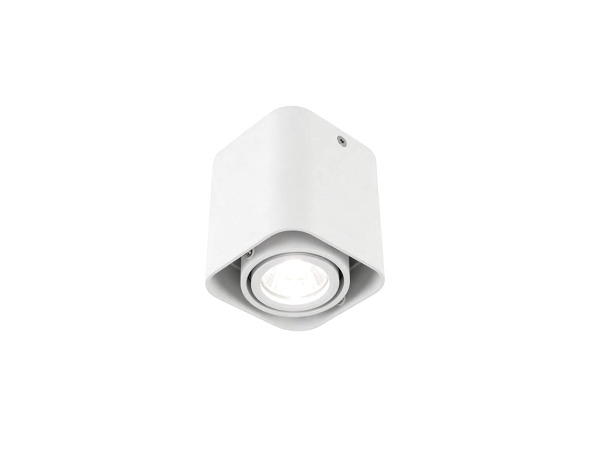 18x GU10 Design Opbouwspot Armatuur 10cm wit kantelbaar