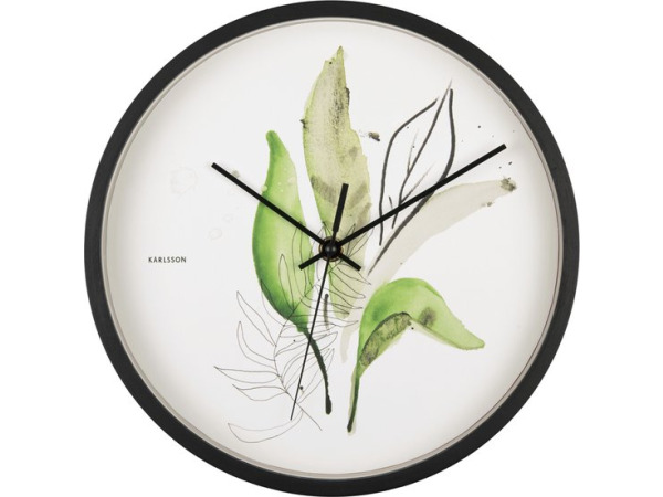 Karlsson Wandklok Botanical Leaves