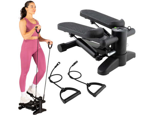 Tunturi Stepper, Zwart, Inclusief Display