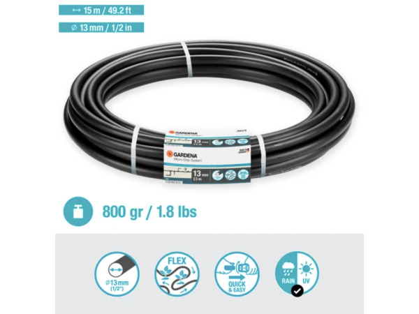 Gardena Koppelingsbuis Flex 13 mm (1/2"), 15 m