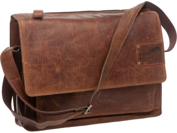New Looxs Barolo leren enkele fietstas - cognac