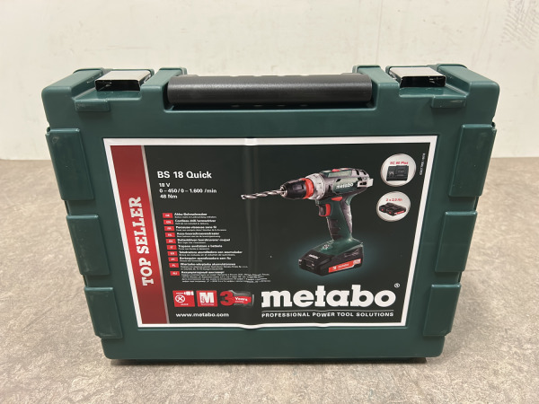 Metabo accu boorschroefmachine 18V BS 18 Quick