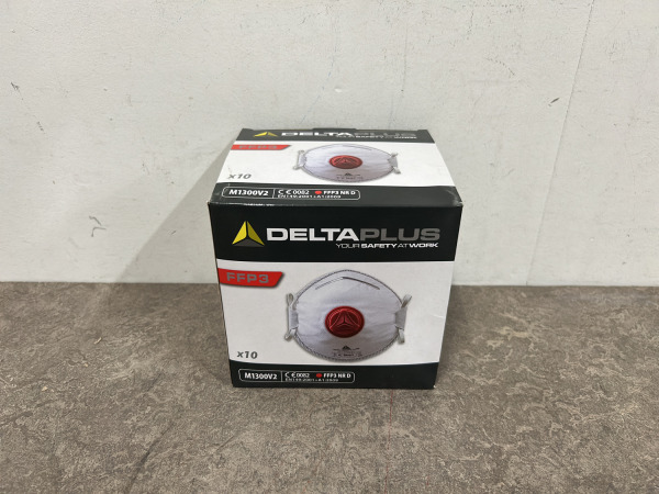DeltaPlus stofmasker FFP3 met ventiel 10-pack M1300V2