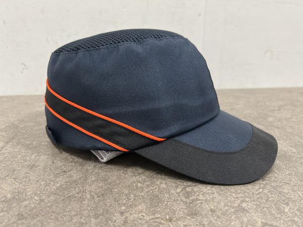 2x DeltaPlus stootpet Air Coltan marineblauw-oranje