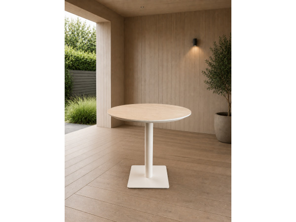 Flora outdoor tafel 80Ø - Creme