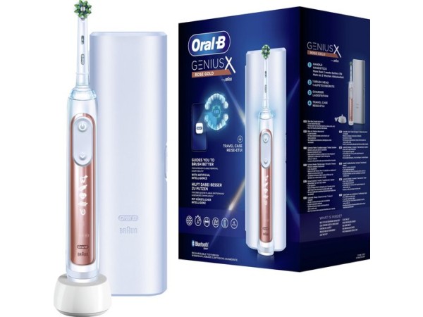 Oral-B - Genius X met reisetui - Rose Gold Tandenborstel