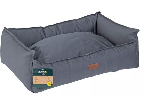 Quapas! Waterdicht Hondenbed L Grijs 100x70x27cm