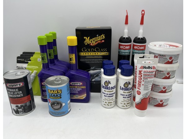 Mix Automaterialen oa Holts, Wynn's en Meguiars 