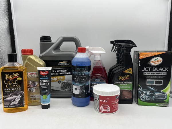 Mix Automaterialen oa Castrol, Protection, Meguiars 