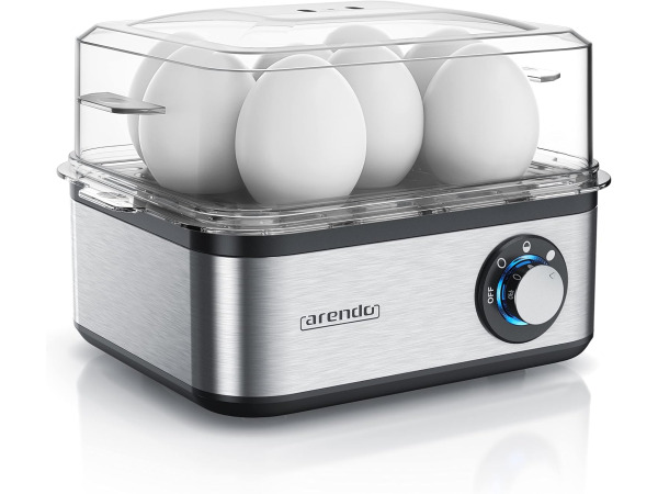 Arendo - Eierkoker - voor 1 tot 8 eieren - 500 w