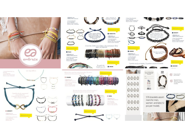 Set van 4224 EMBRACE armbandjes