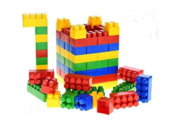 Jungo – Building blocks – 80 pcs – plastic – coloured