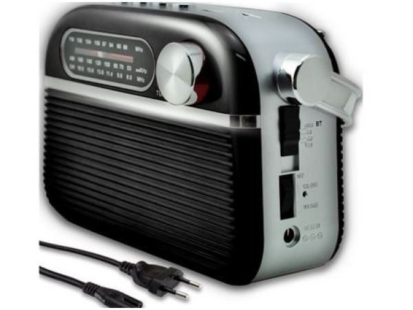 Draagbare noodradio am-fm op batterijen
