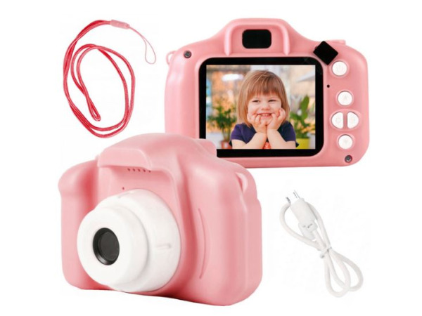 Digitale camera voor kinderen roze