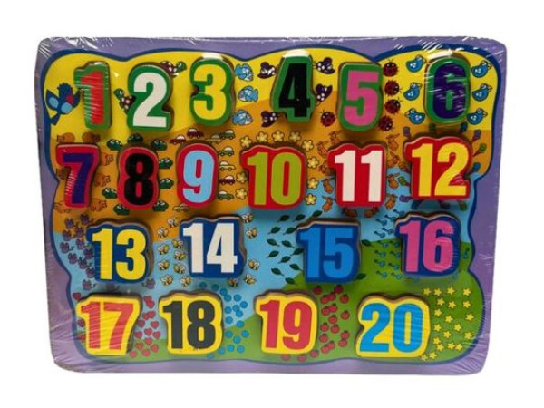 Playwood Houten Cijfer en Alfabetpuzzel 